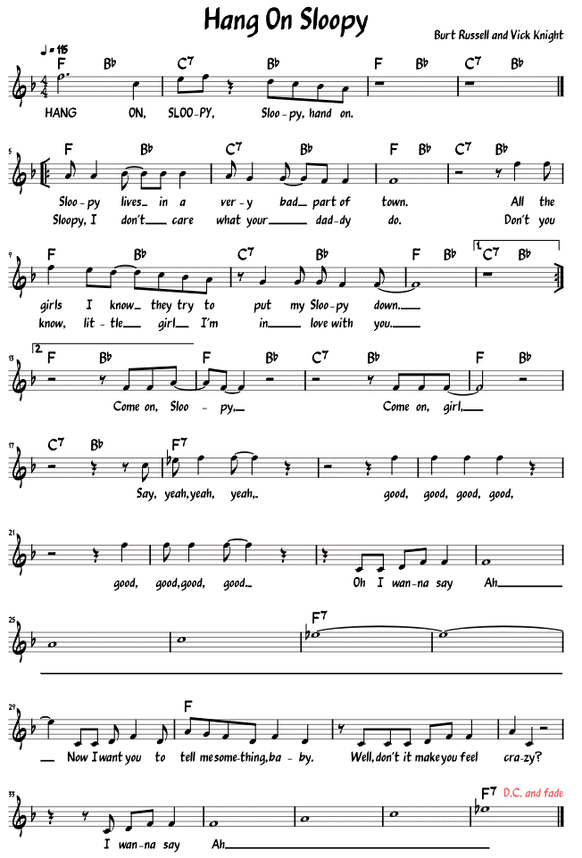 Sheet Music